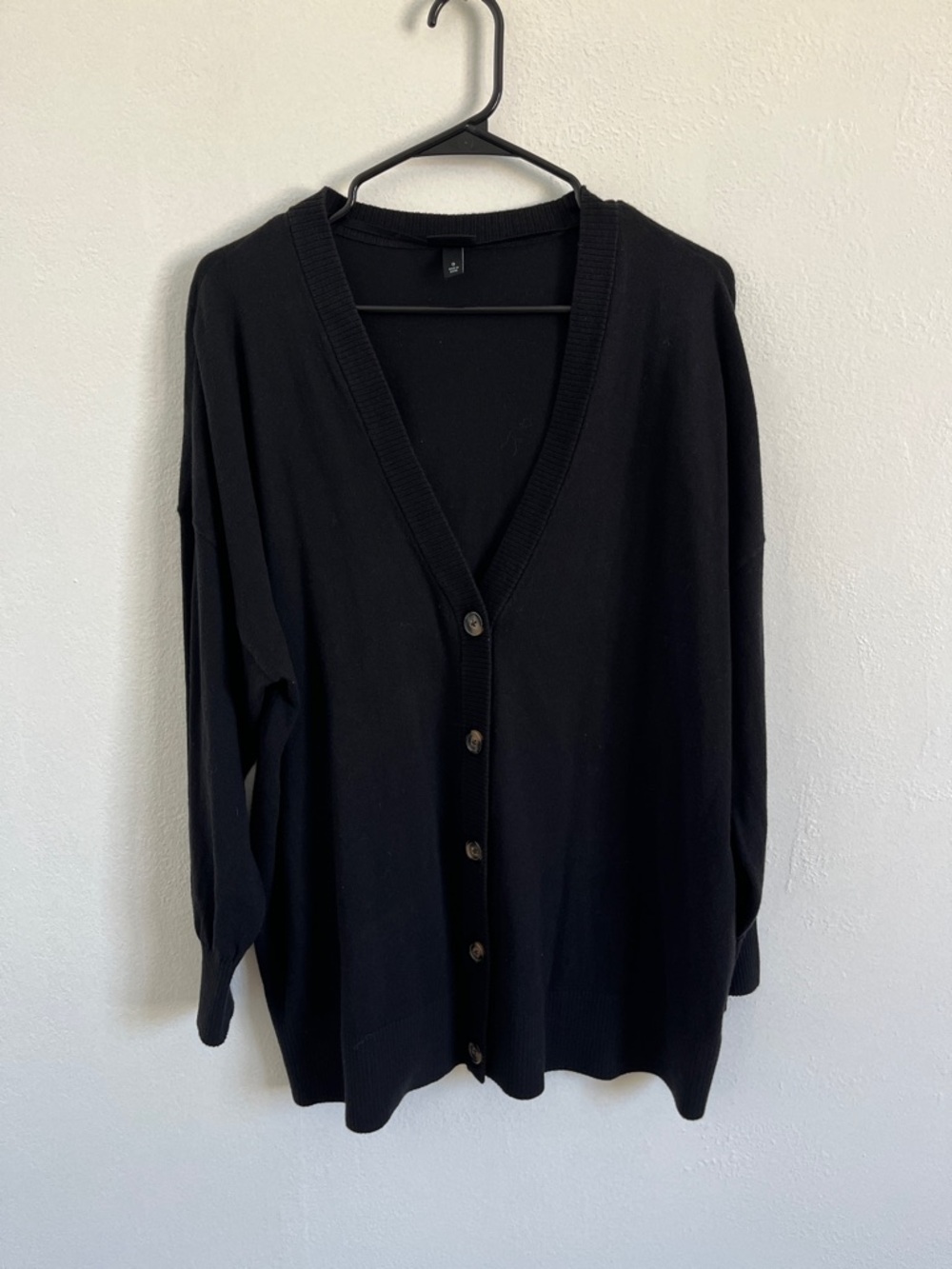 torrid Black V-Neck Button Front Cardigan Size 0 / Large
